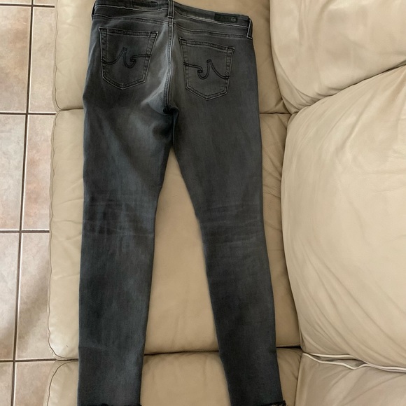 Adriano Goldschmied Skinny Destroyed Ankle Jeans - Picture 12 of 16